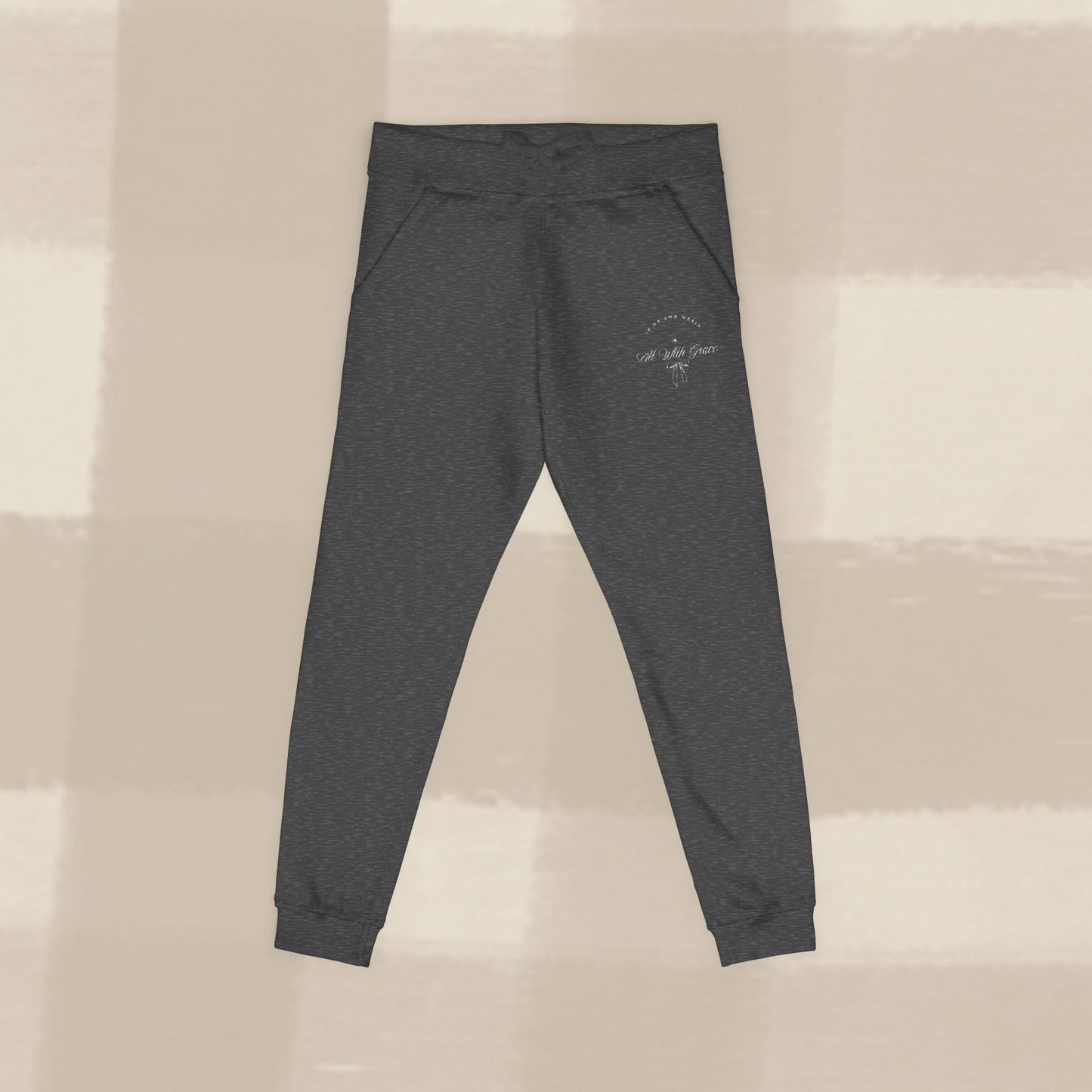 ALL WITH GRACE JOGGERS X EGGSHELL EMBROIDERY