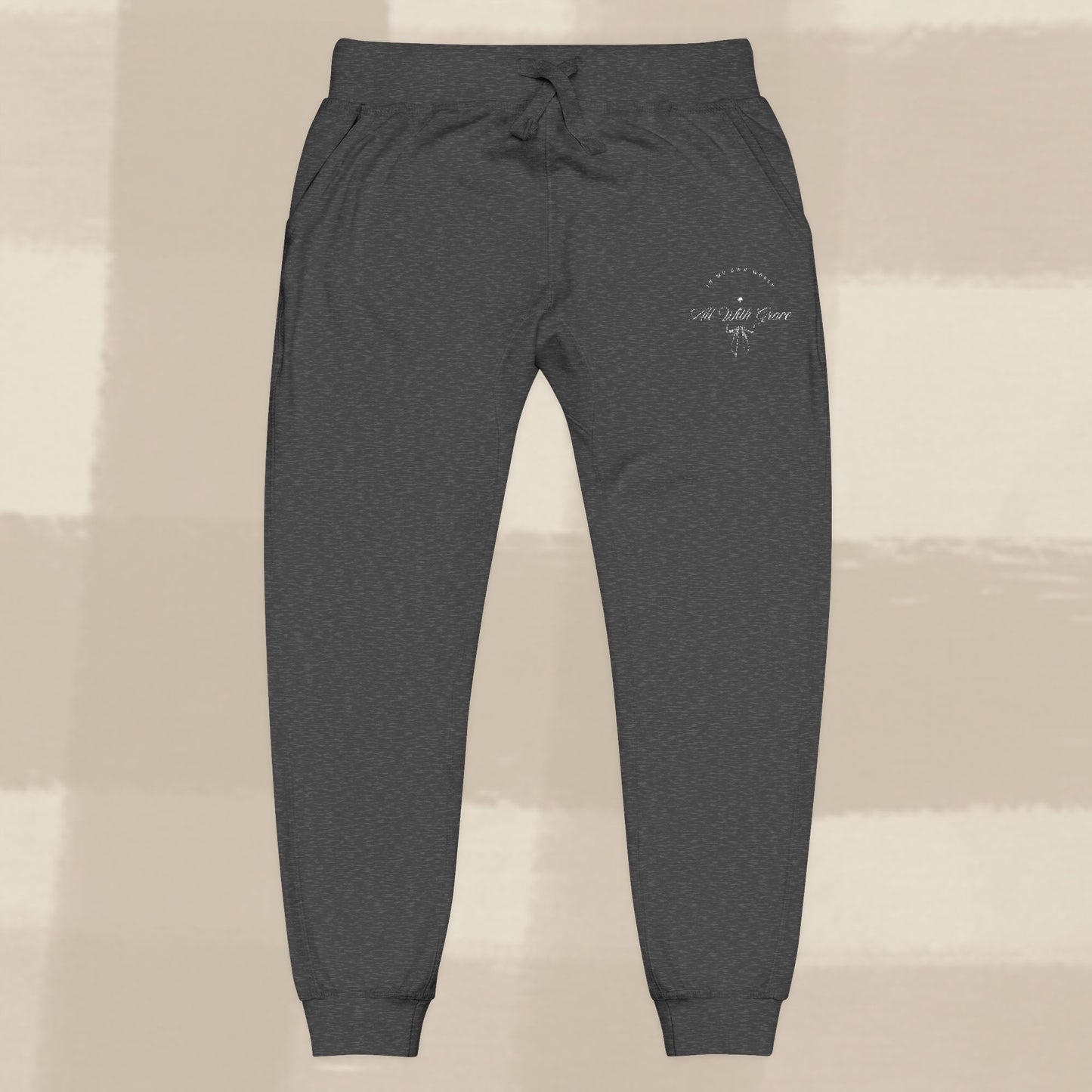 ALL WITH GRACE JOGGERS X EGGSHELL EMBROIDERY