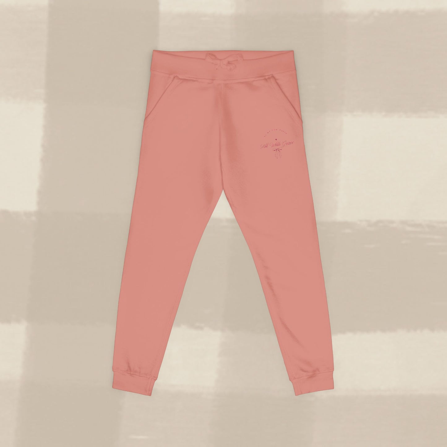 ALL WITH GRACE JOGGERS X PINK EMBROIDERY