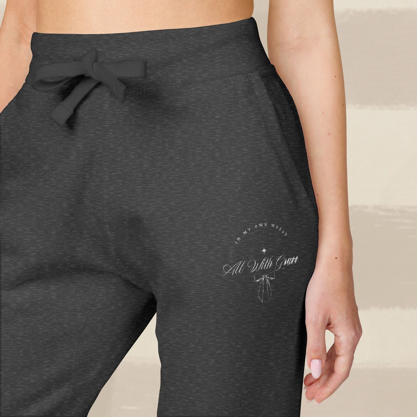 ALL WITH GRACE JOGGERS X EGGSHELL EMBROIDERY