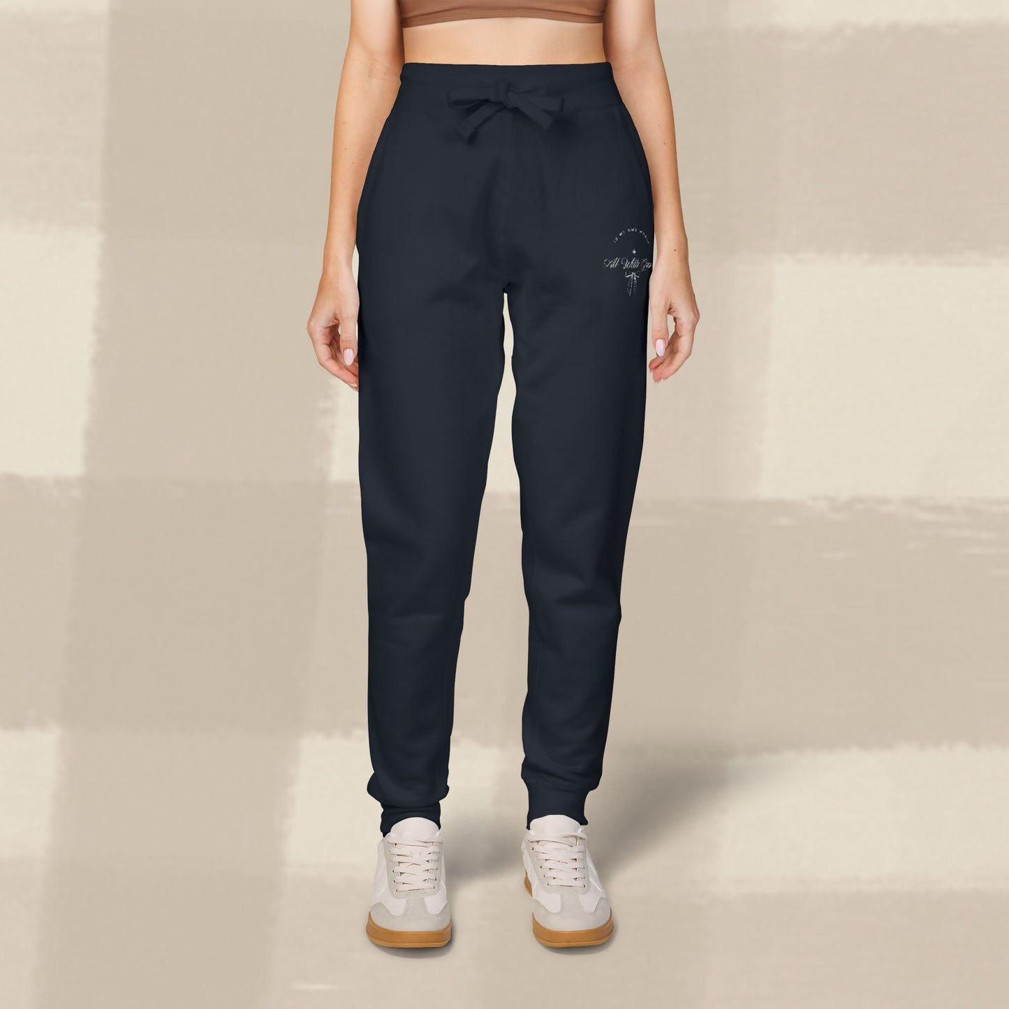 ALL WITH GRACE JOGGERS X EGGSHELL EMBROIDERY