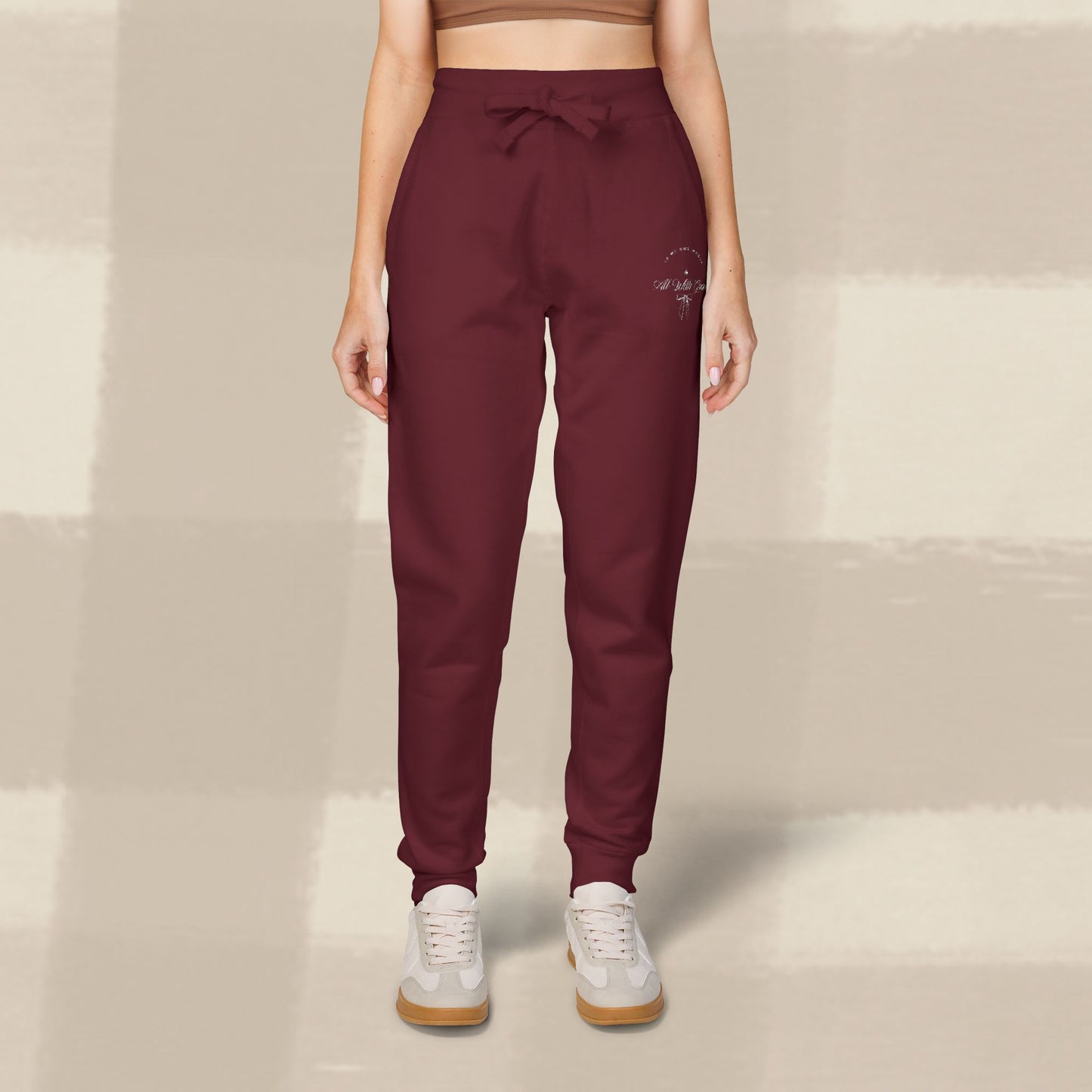 ALL WITH GRACE JOGGERS X EGGSHELL EMBROIDERY