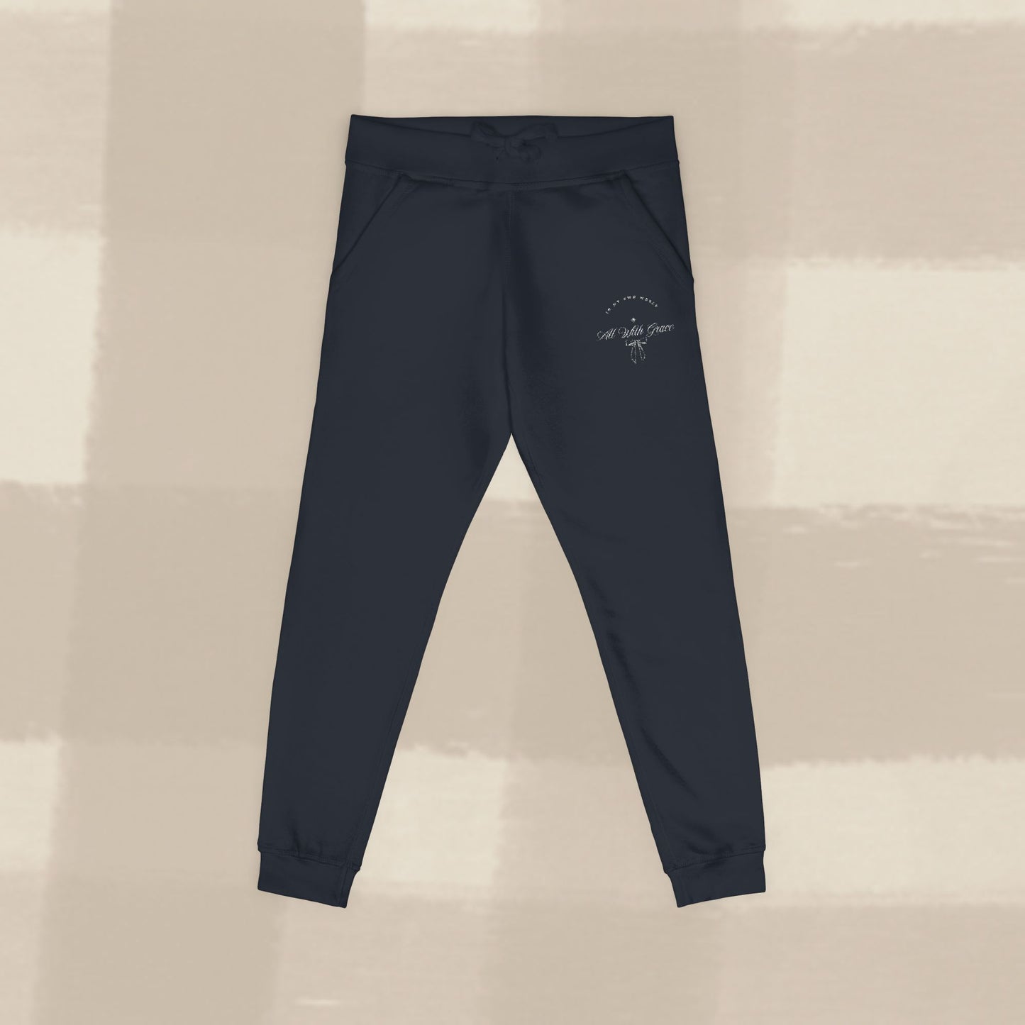 ALL WITH GRACE JOGGERS X EGGSHELL EMBROIDERY