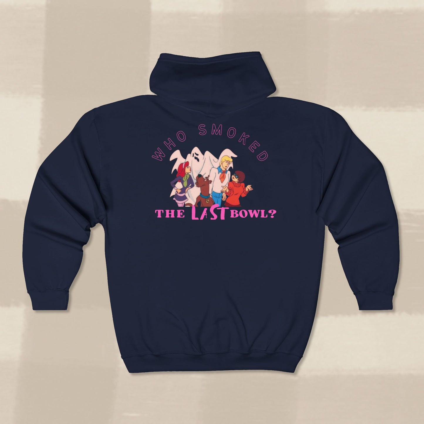SCOOBY STONER ZIP- UP x PINK