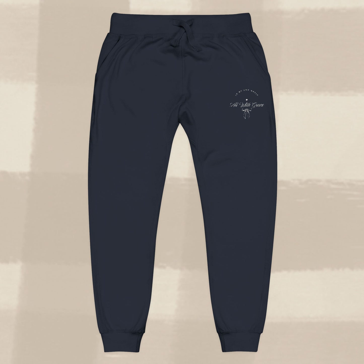 ALL WITH GRACE JOGGERS X EGGSHELL EMBROIDERY