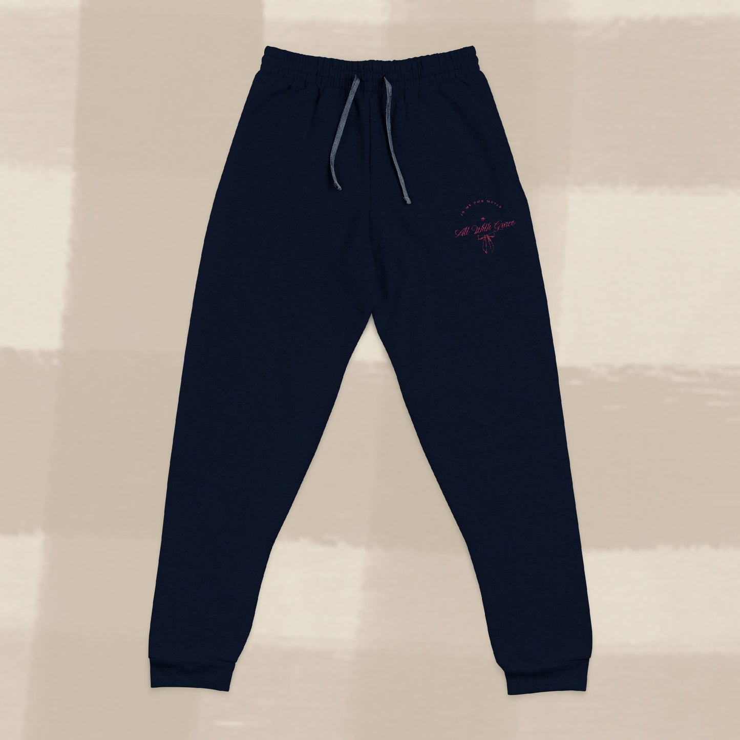 ALL WITH GRACE SWEATPANTS X PINK EMBROIDERY