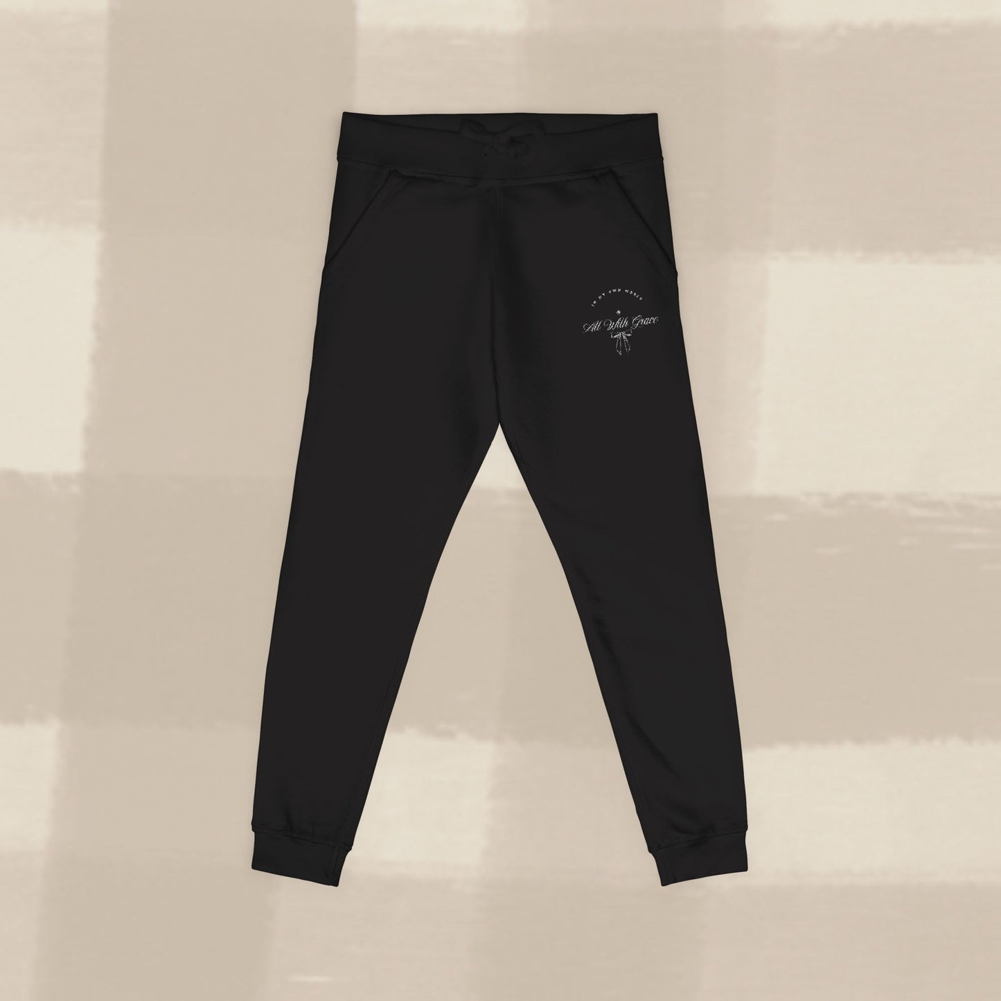 ALL WITH GRACE JOGGERS X EGGSHELL EMBROIDERY