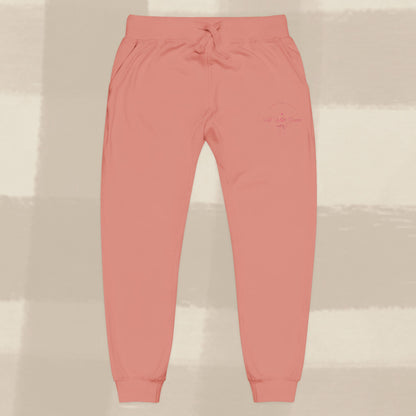 ALL WITH GRACE JOGGERS X PINK EMBROIDERY