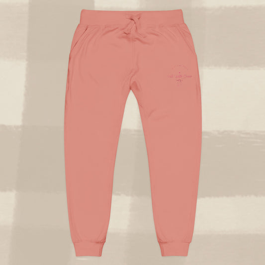ALL WITH GRACE JOGGERS X PINK EMBROIDERY