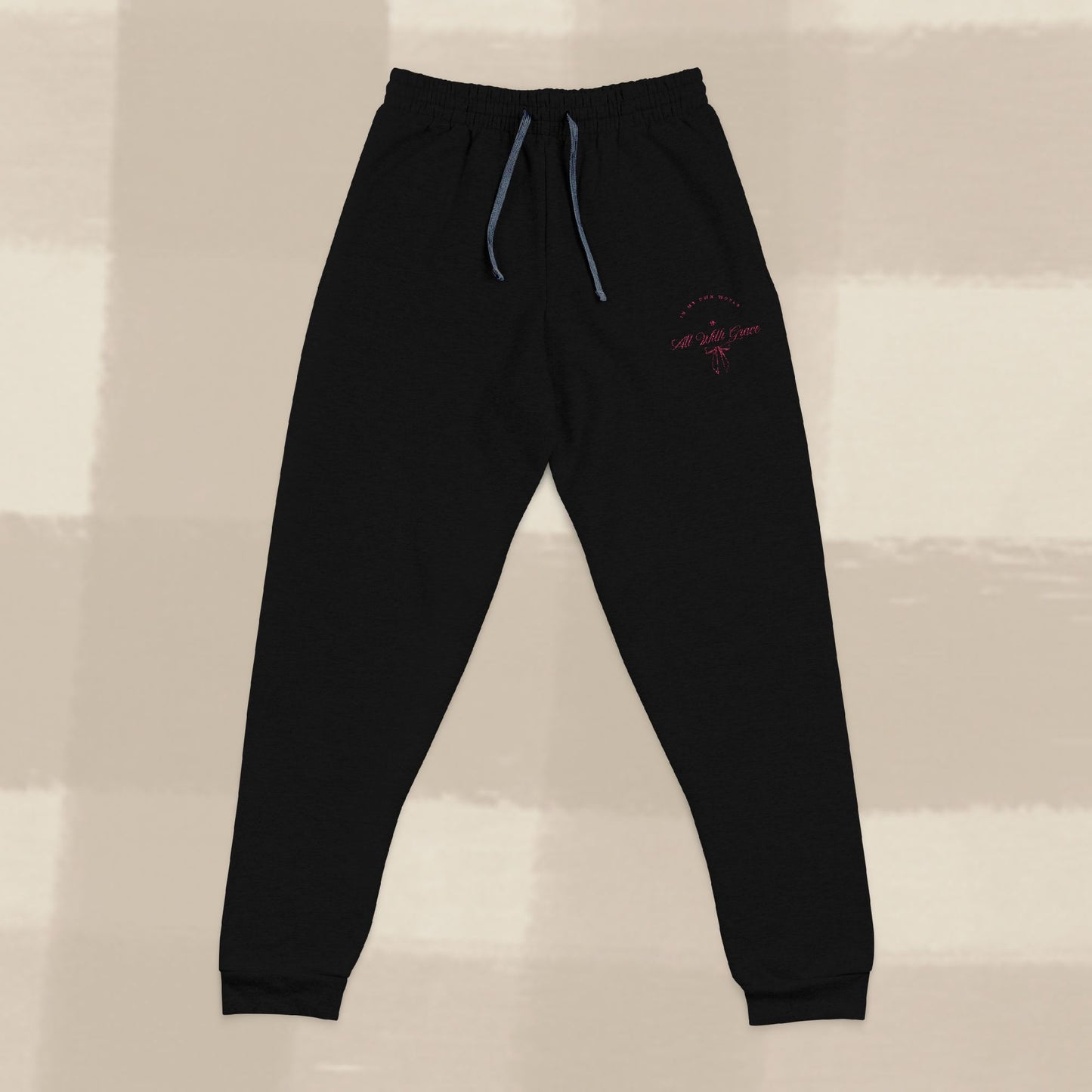 ALL WITH GRACE SWEATPANTS X PINK EMBROIDERY