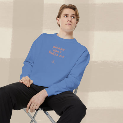 DON'T TALK TO ME SWEATER X TERRACOTTA