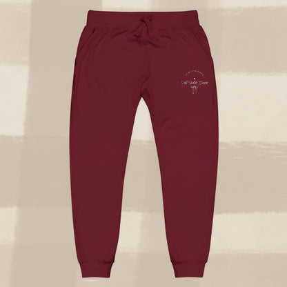 ALL WITH GRACE JOGGERS X EGGSHELL  EMBROIDERY