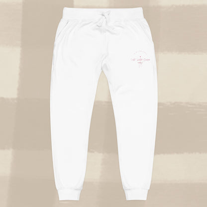 ALL WITH GRACE JOGGERS X PINK EMBROIDERY